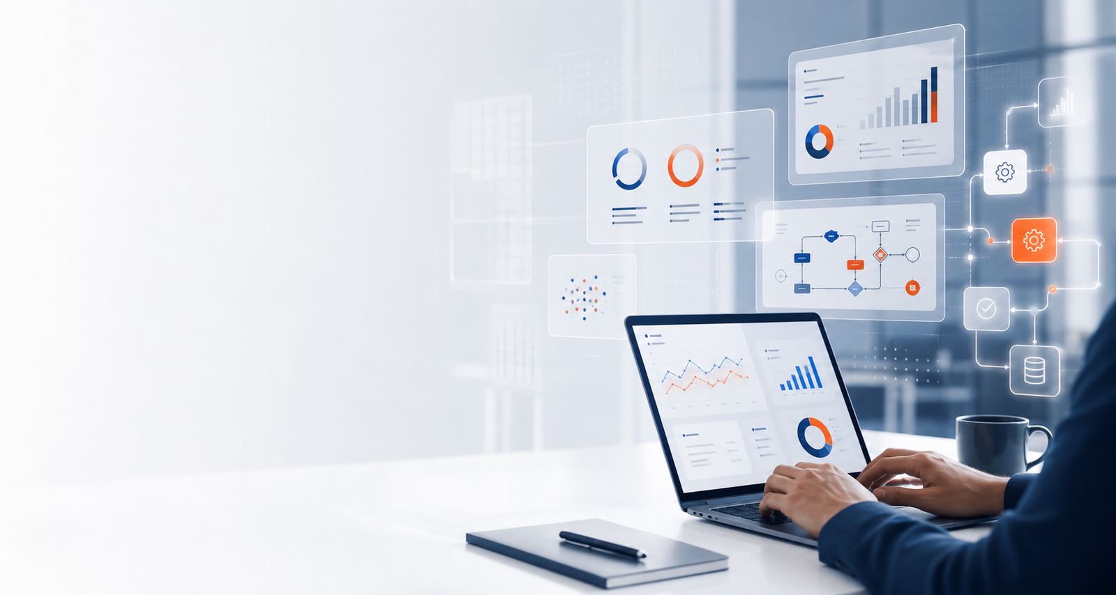 Paneles de datos y automatización sobre un espacio de trabajo